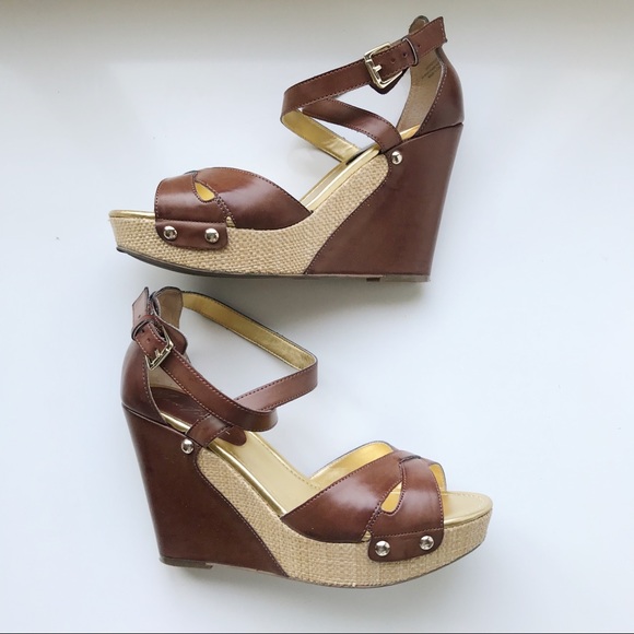 ➕Marc Fisher Leather Wedges US Size 8.5 - Picture 2 of 8